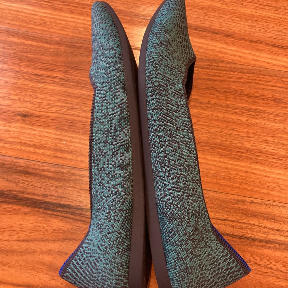 Rothys spruce python pointed size 7.5 woman’s fla… - image 5